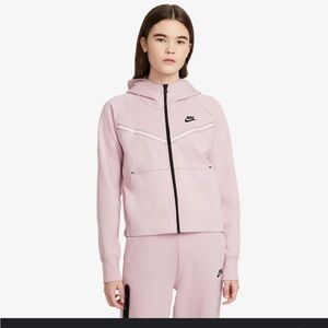 Nike Sportswear Tech Fleece Windrunner Women's Full-Zip Hoodie pale pink size M